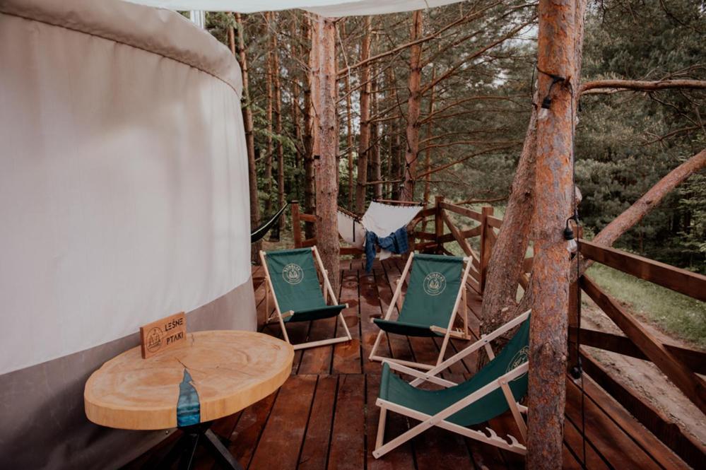 Jurty Z Widokiem, Prywatna Balia- Dzikolas Glamping Krasnobrod Bagian luar foto