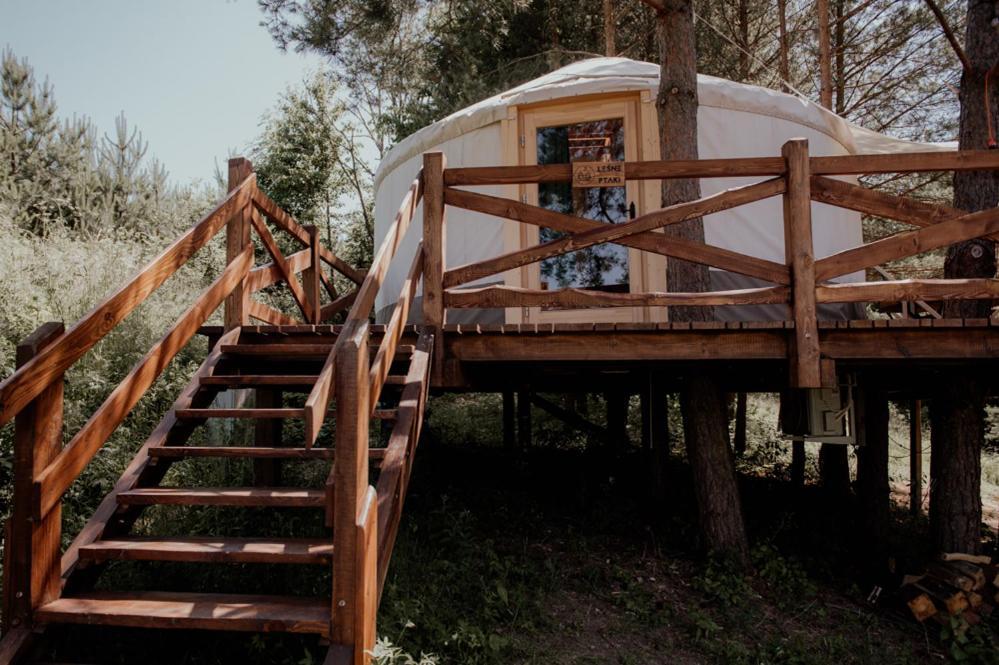Jurty Z Widokiem, Prywatna Balia- Dzikolas Glamping Krasnobrod Bagian luar foto
