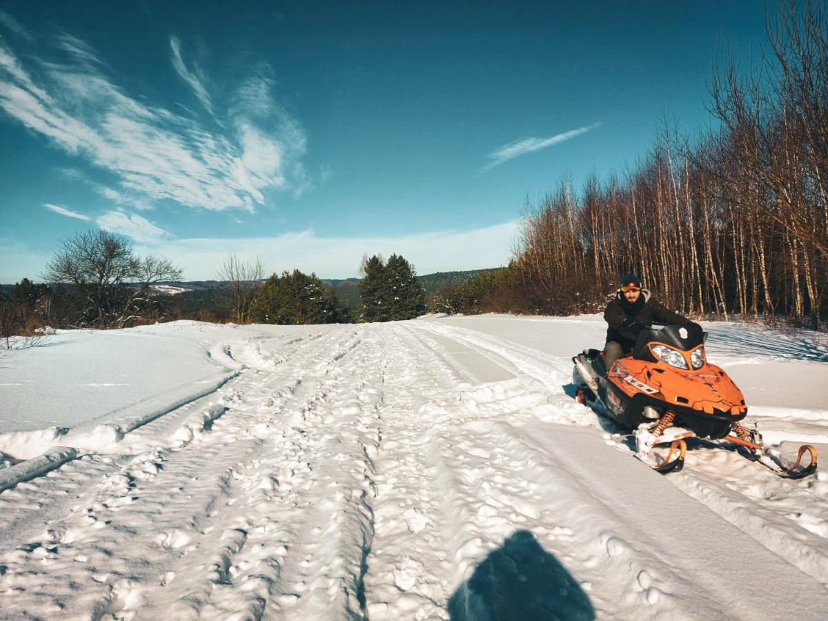Jurty Z Widokiem, Prywatna Balia- Dzikolas Glamping Krasnobrod Bagian luar foto