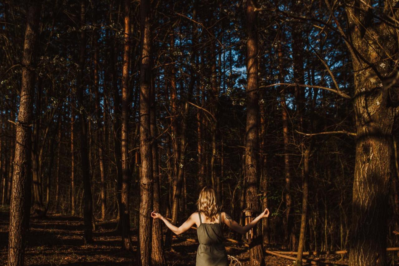 Jurty Z Widokiem, Prywatna Balia- Dzikolas Glamping Krasnobrod Bagian luar foto