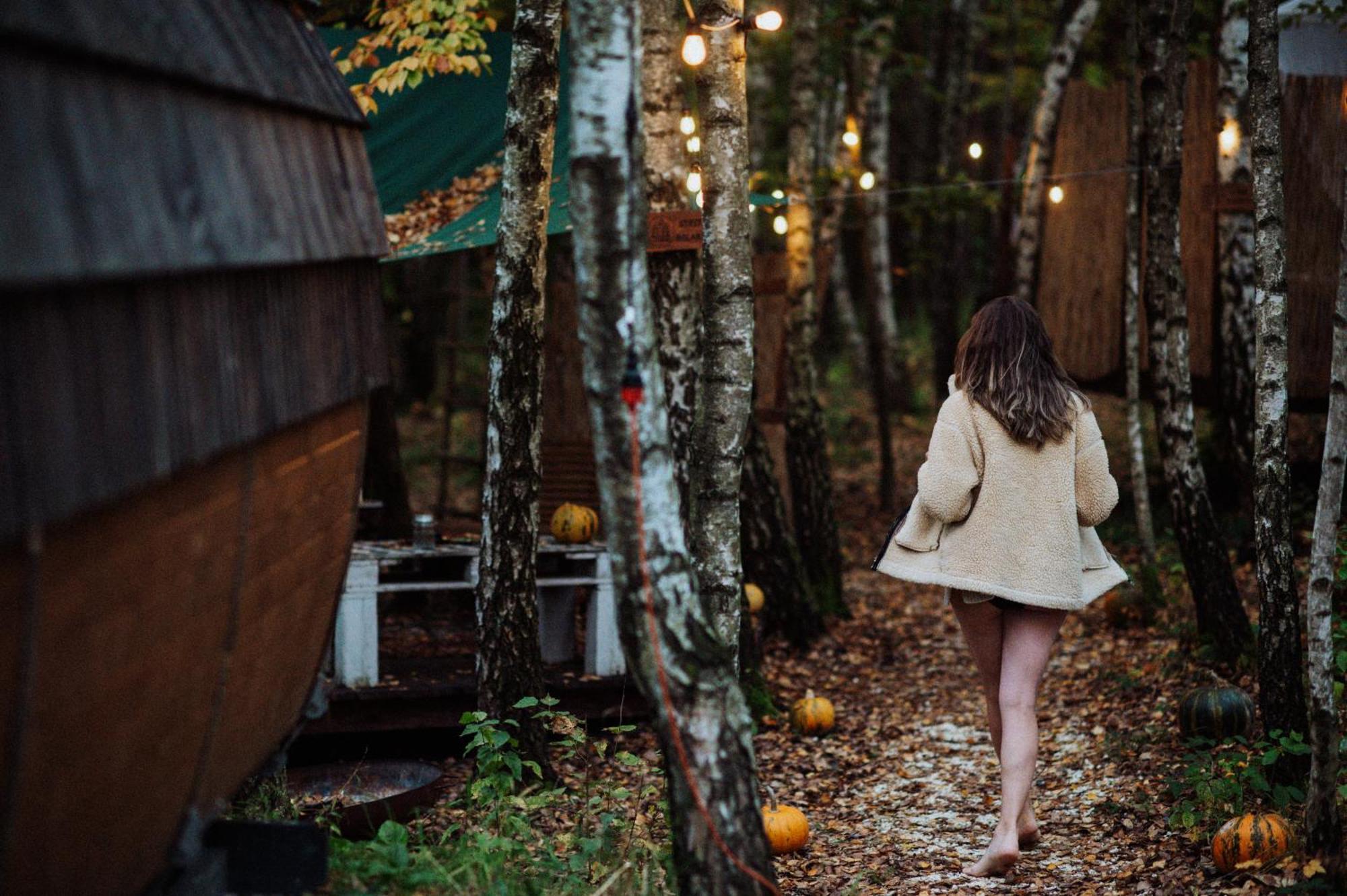 Jurty Z Widokiem, Prywatna Balia- Dzikolas Glamping Krasnobrod Bagian luar foto